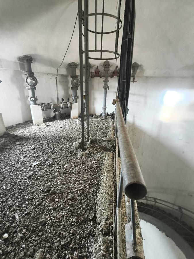 Avant nettoyage – Canalisation / local technique – D2 Réseau